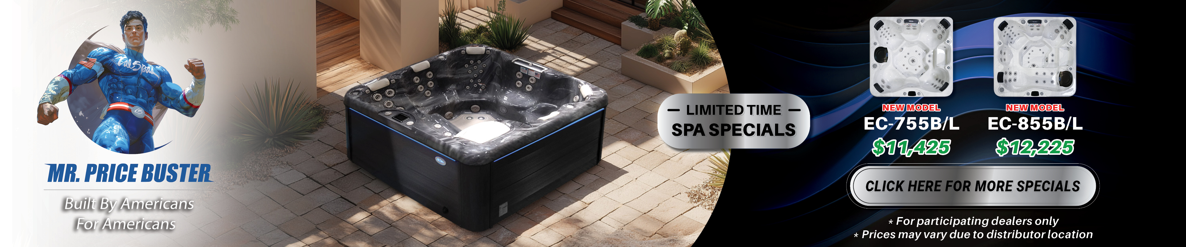 Calspas hot tub being used in a family setting - Fortaleza